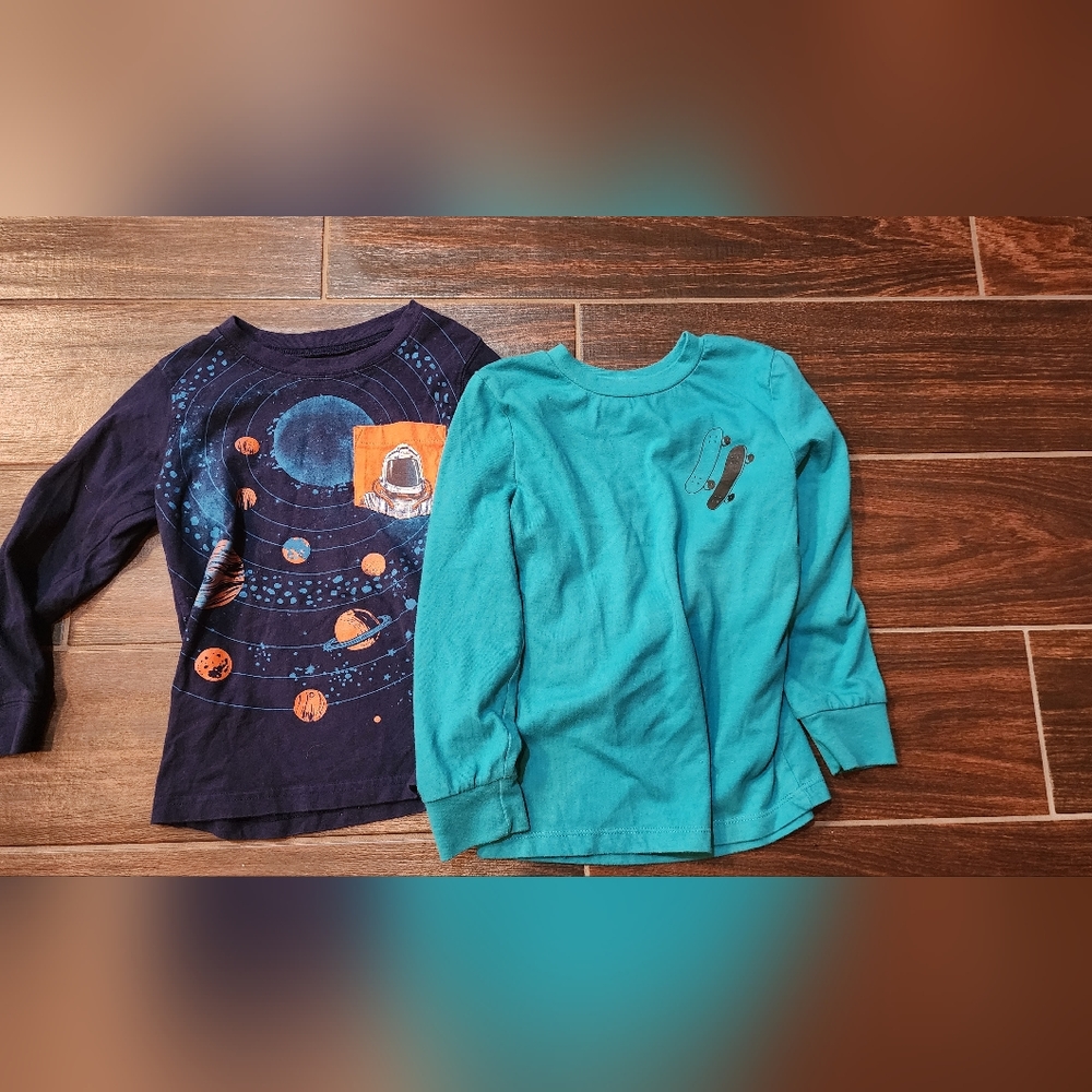 2 size 5 shirts long sleeved